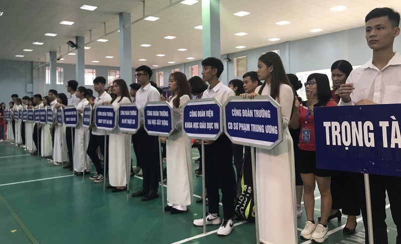 Công đoàn trưởng đăng cai thành công Giải cầu lông Công đoàn Giáo dục Việt Nam
