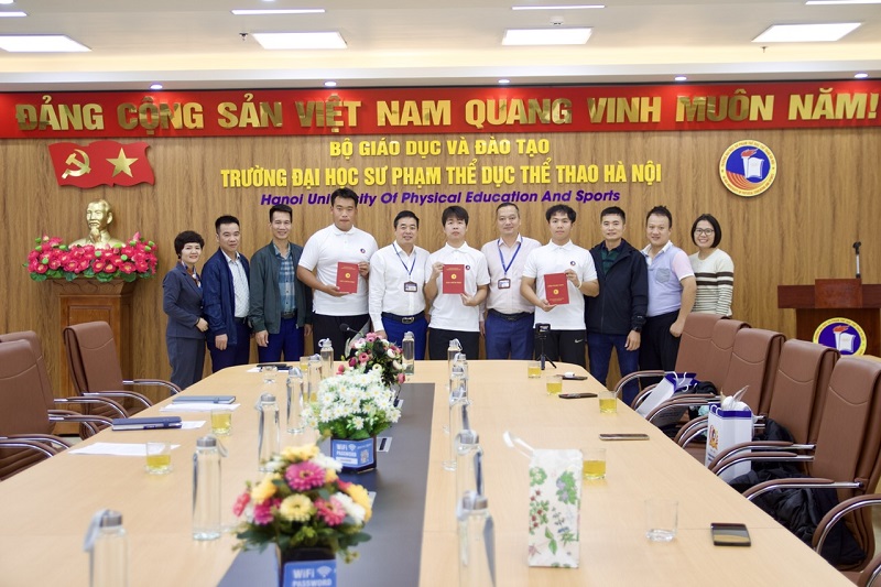 Trường Đại học Sư phạm Thể dục Thể thao Hà Nội tổng kết công tác đào tạo ngắn hạn lưu học sinh Trung Quốc năm 2025