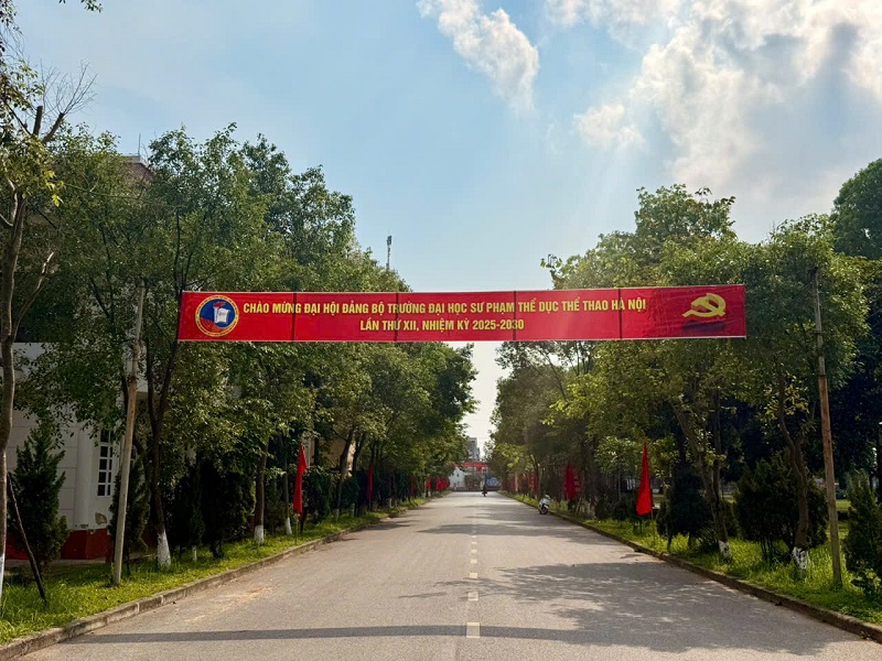 Tổ công tác Đảng ủy khối các trường ĐH, CĐ Hà Nội đánh giá cao công tác chuẩn bị Đại hội Đảng bộ Trường lần thứ XII, nhiệm kỳ 2025 - 2030