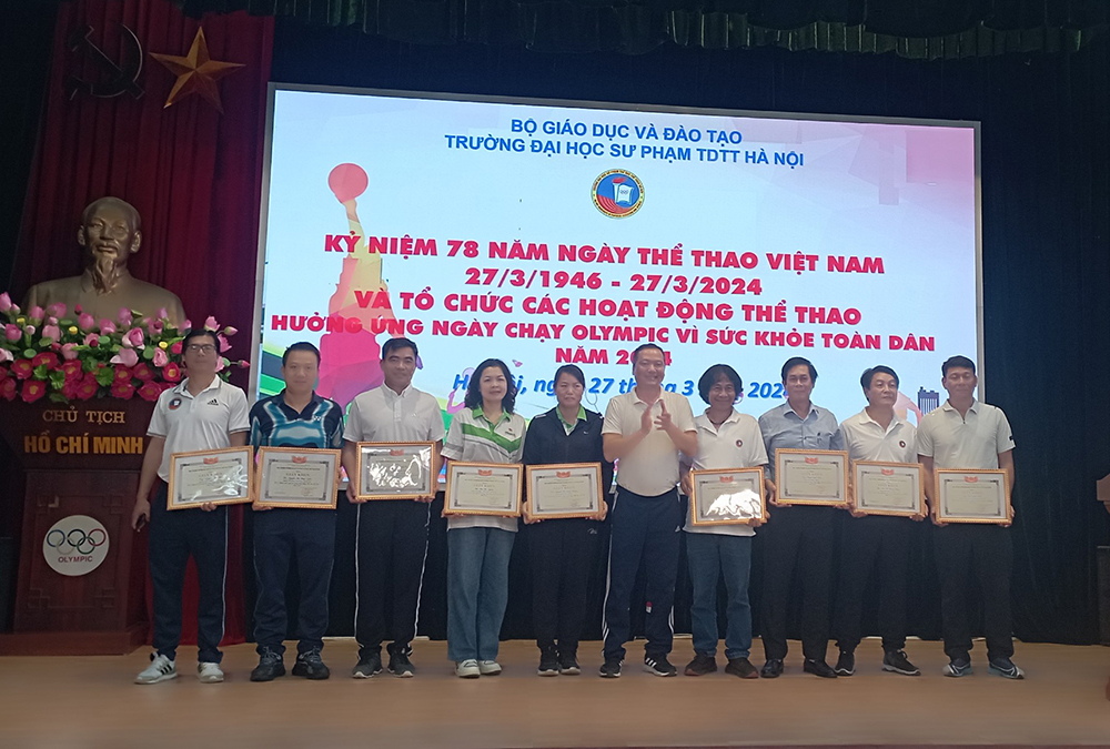 Kỷ niệm Ngày Thể thao Việt Nam và tổ chức các hoạt động thể thao hưởng ứng ngày chạy Olympic vì sức khỏe toàn dân năm 2024