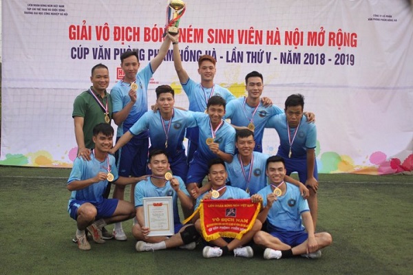 Giành 1 HCV, 1 HCB tại Giải vô địch bóng ném sinh viên Hà Nội mở rộng cup văn phòng phẩm Hồng Hà lần thứ V năm 2018-2019