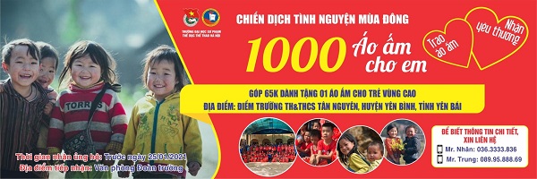  Công đoàn, Đoàn Thanh niên nhà trường hỗ trợ trẻ em nghèo đón Tết