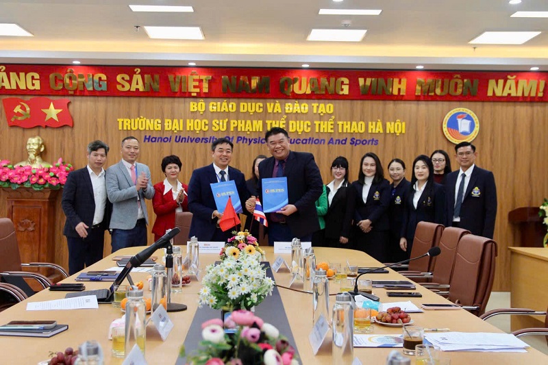 Trường Đại học Sư phạm TDTT Hà Nội ký kết hợp tác với Trường Đại học TDTT Quốc gia Thái Lan – Cơ sở Chiang Mai