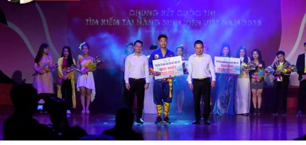 Sinh viên Nhà trường giành giải nhất cuộc thi tìm kiếm tài năng sinh viên Việt Nam 2018