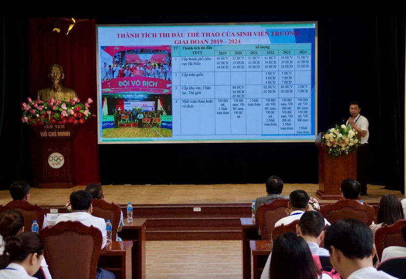 Khai mạc khảo sát chính thức đánh giá ngoài 02 chương trình đào tạo của Trường Đại học Sư phạm TDTT Hà Nội
