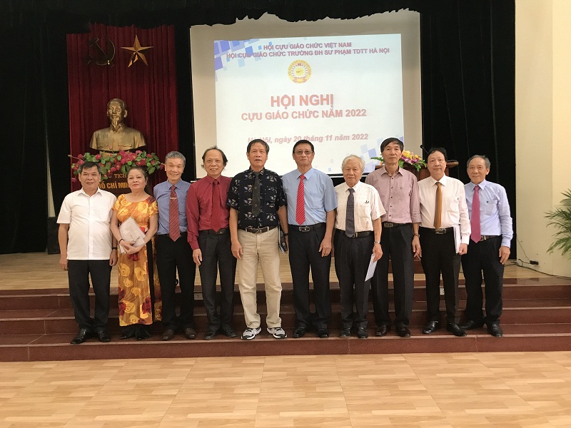 Hội Cựu giáo chức Nhà trường tổ chức Hội nghị tổng kết hoạt động Hội Cựu giáo chức năm 2022