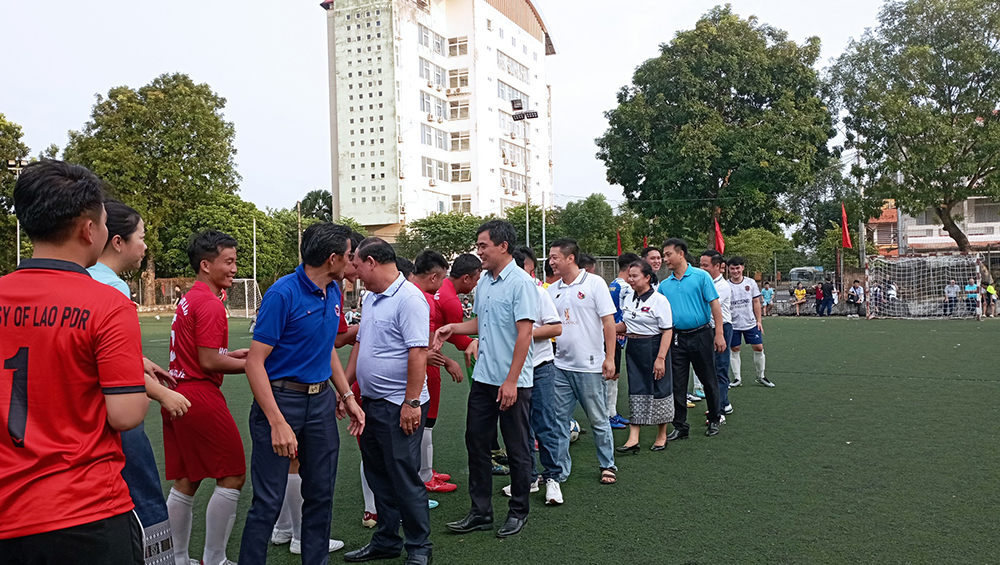 Học viện Kĩ thuật Quân sự vô địch Giải thi đấu bóng đá tranh cup Thanh niên cơ sở Đại Sứ quán Lào tại Việt Nam