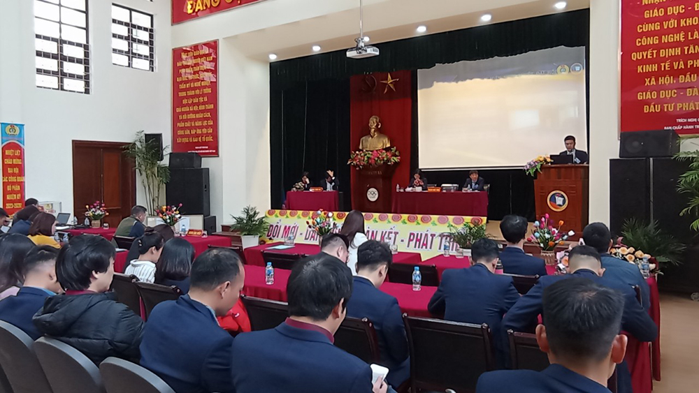 Đồng chí Trần Ngọc Minh được bầu làm Chủ tịch tại Đại hội Công đoàn bộ phận Giảng viên 3