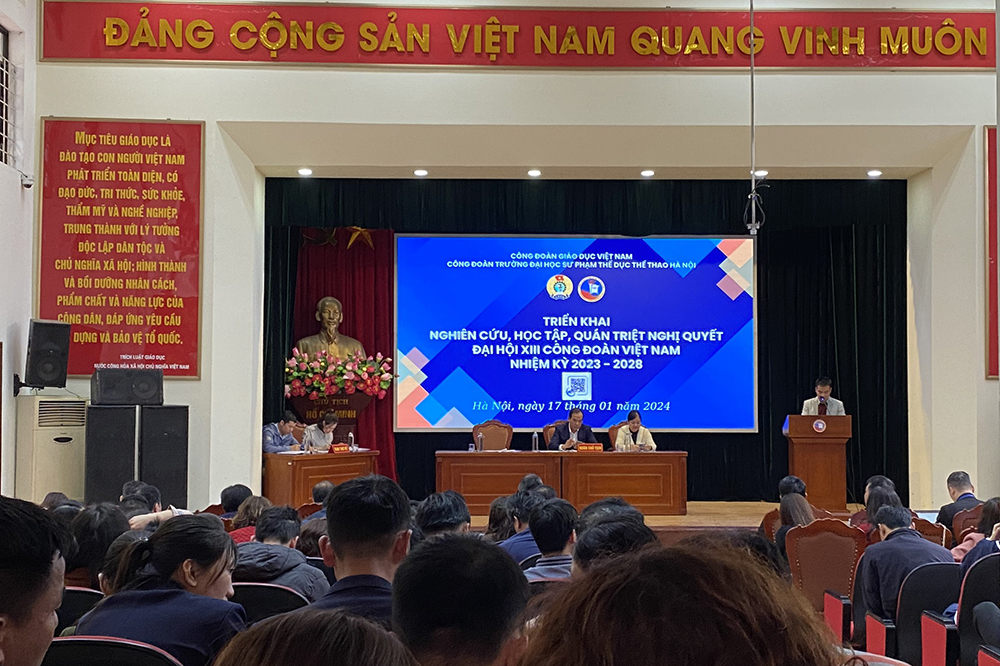 Hội nghị nghiên cứu, học tập, quán triệt Nghị quyết Đại hội XIII Công đoàn Việt Nam, nhiệm kỳ 2023-2028