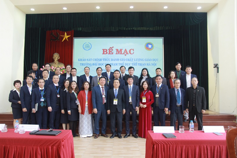 Bế mạc đợt khảo sát chính thức đánh giá chất lượng giáo dục  tại Trường Đại học Sư phạm Thể dục Thể thao Hà Nội