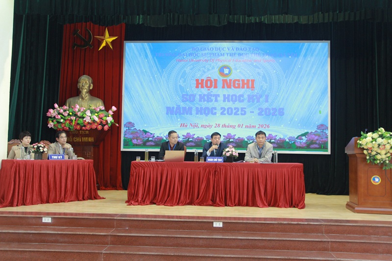  Hội nghị sơ kết học kỳ I năm học 2025–2026   