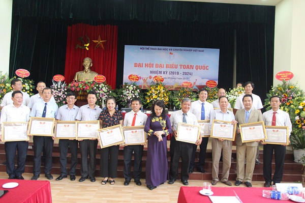 Đại hội đại biểu toàn quốc Hội thể thao Đại học và Chuyên nghiệp Việt Nam nhiệm kỳ VIII giai đoạn 2019 - 2024 diễn ra tại Trường