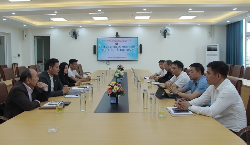 TRƯỜNG ĐẠI HỌC SƯ PHẠM TDTT HÀ NỘI TĂNG CƯỜNG HỢP TÁC PHÁT TRIỂN MÔN KIẾM