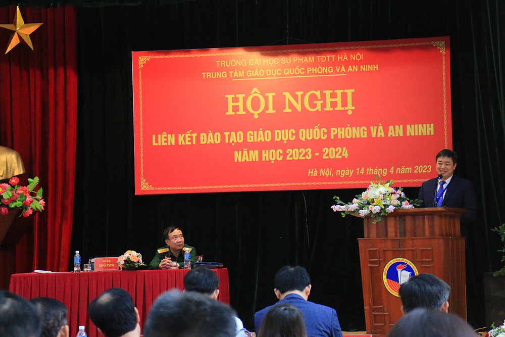 22 đơn vị tham dự Hội nghị liên kết GDQPAN năm học 2023 – 2024