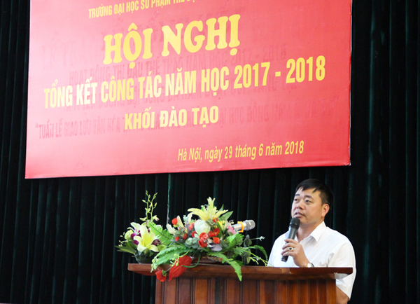 Hội nghị tổng kết khối đào tạo năm học 2017-2018: Cần tái cấu trúc lại ngành nghề đào tạo