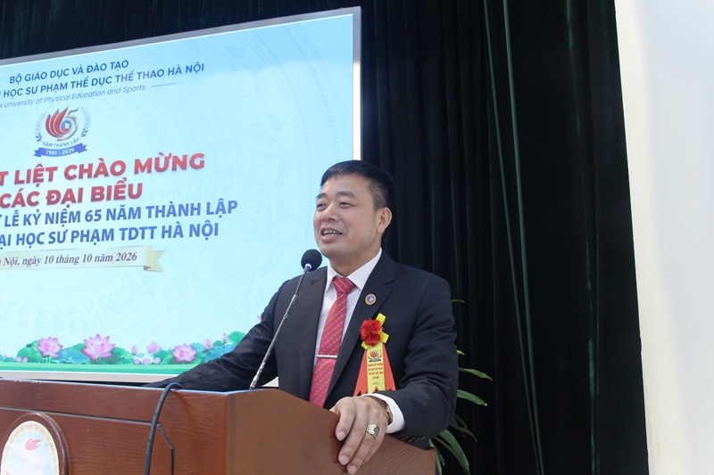 TRƯỜNG ĐẠI HỌC SƯ PHẠM THỂ DỤC THỂ THAO HÀ NỘI GẶP MẶT CỰU GIÁO CHỨC NHÂN DỊP KỶ NIỆM 65 NĂM NGÀY THÀNH LẬP TRƯỜNG