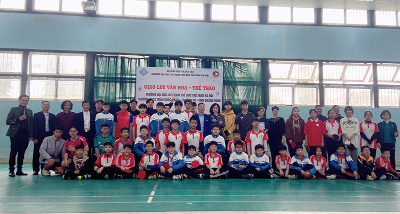 Giao lưu văn hóa thể thao với Trường THCS Trần Quốc Toản – TP. Uông Bí – tỉnh Quảng Ninh