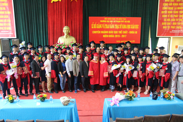 Trường ĐH Sư phạm TDTT Hà Nội trao 41 bằng Thạc sĩ chuyên ngành Giáo dục Thể chất