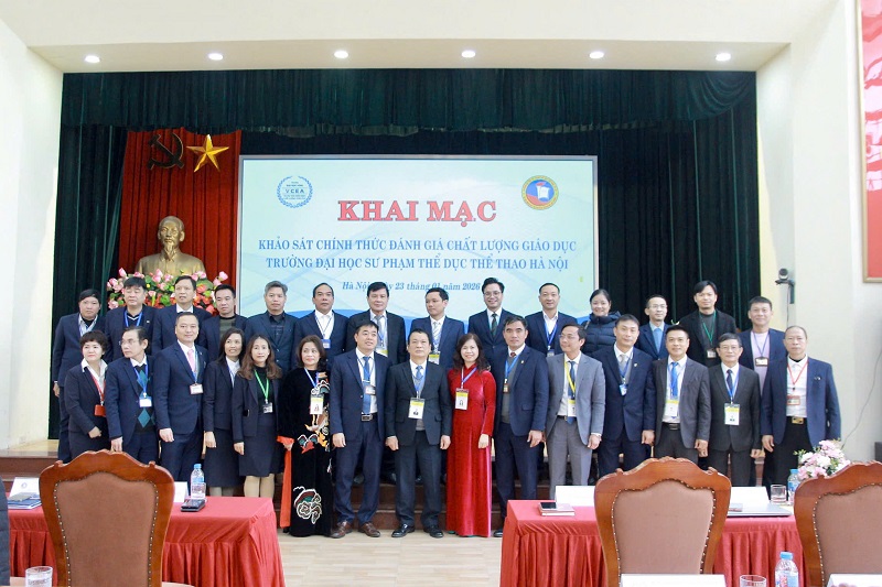 Khai mạc đợt khảo sát chính thức đánh giá ngoài cơ sở giáo dục tại Trường Đại học Sư phạm Thể dục Thể thao Hà Nội